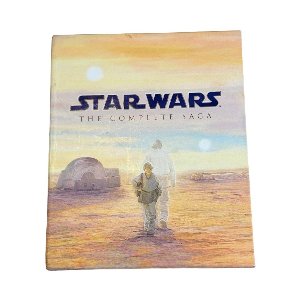 Star Wars The Complete Saga Blu-ray 9-Disc Box Set Episodes I-VI Bonus Discs